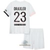 Officiële Voetbalshirt + Korte Broek Paris Saint-Germain Julian Draxler 23 Uit 2021-22 - Kids